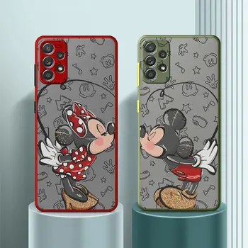 Disney Mickey Minnie Drăguț Caz de Telefon pentru Samsung Galaxy A51 A71 A02 A04 A50 A30 A10 A10s A70 A20s A02s A03 Core A01 Acoperi